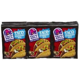 Taco Bell Taco Seasoning, 1.25 oz, 24 pk  Grocery 