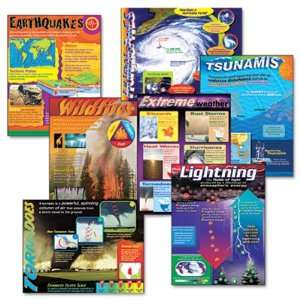  TREND T38963   Learning Chart Combo Pack, Weather Extremes 