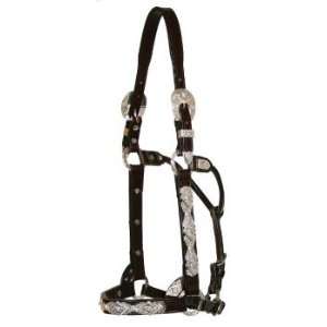    Circle Y Silver Diamonds And Balls Show Halter Ye