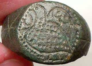 Authentic Ancient Roman EAGLE / PHOENIX Ring Artifact  