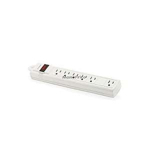   Power Strip   200 Joules   Plastic w/ 10FT Cord (White) Electronics