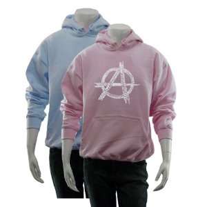 Womens Pink Anarchy Hoodie L   Created using a list of some of the 