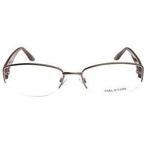  Halston 211 Light Brown Eyeglasses