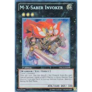  Yu Gi Oh!   M X Saber Invoker # 99   Order of Chaos   1st 