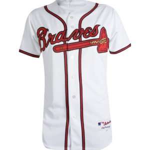    Atlanta Braves Home White Authentic MLB Jersey: Sports & Outdoors