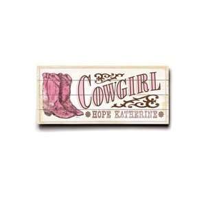  small personalized cowgirl wall art: Home & Kitchen