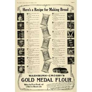   Gold Medal Baking Flour Poem   Original Print Ad