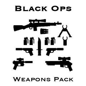 BrickArms Exclusive LEGO Style Black Ops Weapons Pack