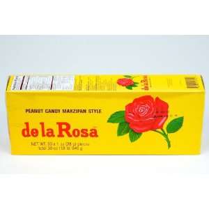 De La Rosa Peanut Mazapan Candy 30 Grocery & Gourmet Food