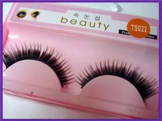 10 Pairs Charming Beauty False Fake Black Eyelashes ts2  