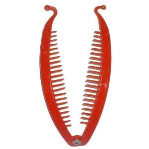  Red Six Inch Banana Clip