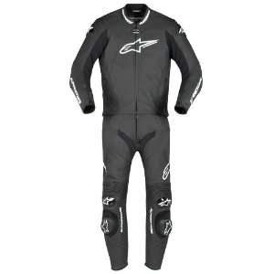  ALPINESTARS GP PRO 2 PC SUIT BLACK 42 USA/52 EURO 