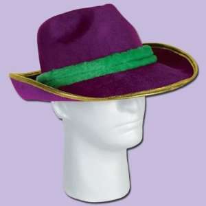  Mardi Gras Fancy Fedora Headpiece Toys & Games