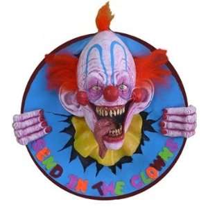  Send In The Clown Wall Plaque Prop: Home & Kitchen