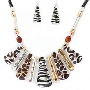   Bib Necklace and Earrings Set Elegant Trendy Fashion Jewelry Jewelry