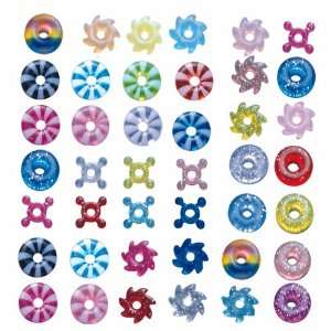   Packages of Assorted Styles and Colors of Barbell Accessories: Jewelry