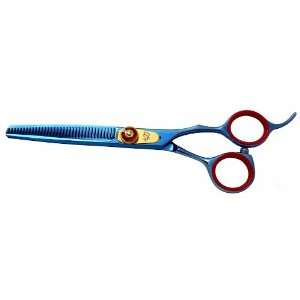   Na Kago 35 tooth Blue Titanium Salon Thinning Shears Barber Scissors