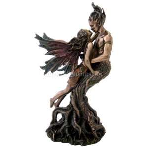  Sale   Fairy Kissing Treebeard Sculpture   Ships 