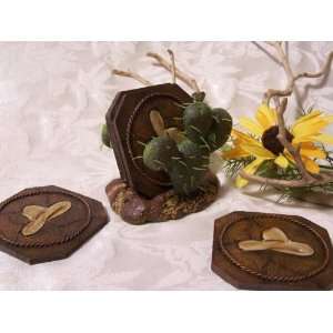  COWBOY CACTUS SOUTHWEST COASTER SET