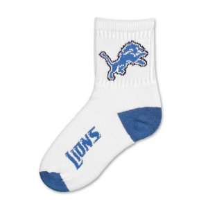    Detroit Lions Youth Blue NFL Logo/Name Socks