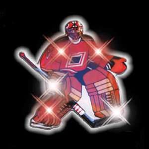  Hockey goalie   Blank hockey magnetic flashing pin 