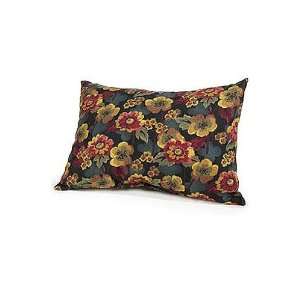  Throw Pillow 15hx22w Black Floral Patio, Lawn & Garden