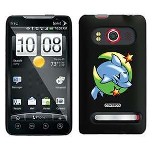  Dolphin with the Moon and Stars on HTC Evo 4G Case  