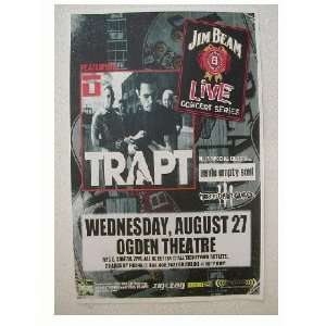  Trapt Handbill Poster Band Shot Ogden Theatre Everything 