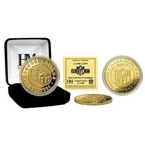    NFL Tennessee Titans 24kt Gold 2011 Game Coin: Sports & Outdoors