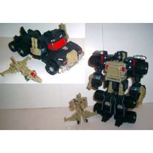 transformers Armada NEMESIS PRIME & RUN OVER mini con (loose 