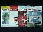 THE AUTOCAR MAGAZINE ~ 1962 JULY 6 13 20 27 ~ 4 ISSUES  