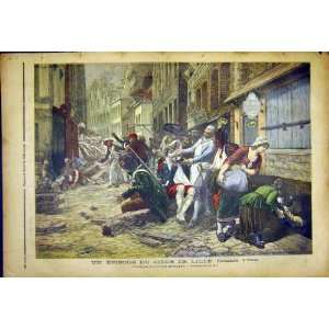  Siege Lille France Battle Melingue French Print 1892