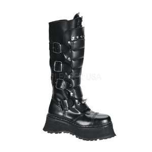  DEMONIA RAVAGE II Black Leather Boots: Everything Else