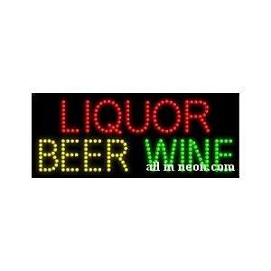  Liqour Beer Wine Business LED Sign