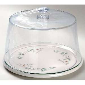  Pfaltzgraff Winterberry Cheese Dish with Plastic Dome 