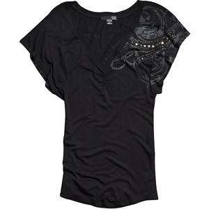  Fox Racing Womens Sporty Startlet Top   X Large/Black 