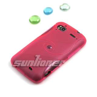 TPU Silicon Case Skin Cover for HTC Sensation 4G G14 Z710e + Sp 