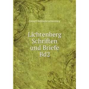   Schriften und Briefe Bd2 Georg Christoph Lichtenberg Books