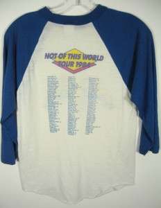 VINTAGE 84 PETRA NOT OF THIS WORLD TOUR T SHIRT SMALL  