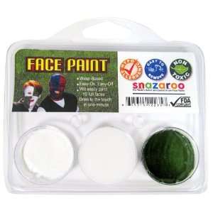   Party By Snazaroo White and Dark Green Fan Face Paint 