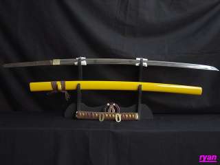 100%HandMade Japanese Samurai Sword Full functional katana  Yellow 