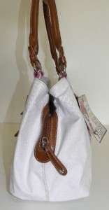 New Franco Sarto Satchel Tote White Carlisle Umbrella Tote Bag  