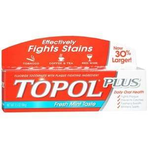  TOPOL Plus Fresh Mint Toothpaste: Health & Personal Care