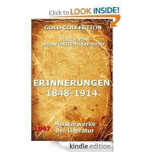 Erinnerungen 1848   1914 (Kommentierte Gold Collection) (German 