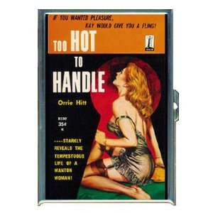 TOO HOT TO HANDLE PULP KEYHOLE ID CREDIT CARD WALLET CIGARETTE CASE 