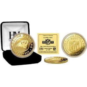  NFL Carolina Panthers 24kt Gold 2011 Game Coin: Sports 