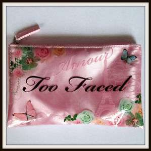 Too faced Look of Love Cosmetic Bag   Cute for Summer  