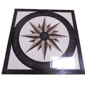 Marble Medallion Water Jet Cut Polished Marble 48 North Star Square 