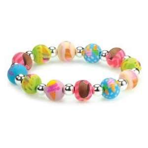   Jewelry Diva Bracelet Silverball 10mm Chunky Ice Cream: Home & Kitchen