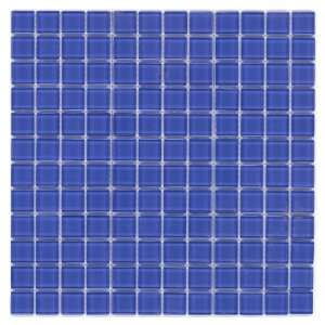   Britto 12W x 12L Elite Blue Glass Tile CHIGLABR131